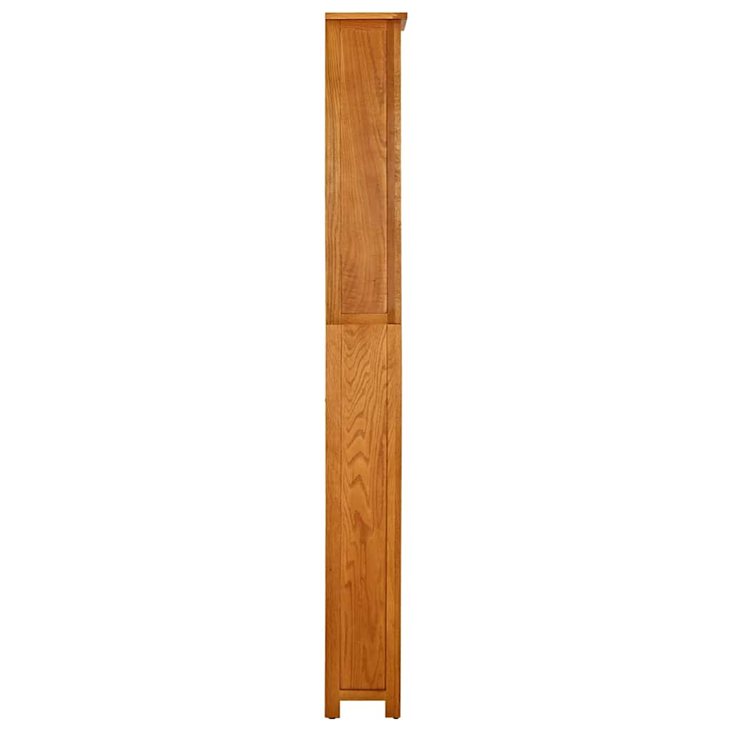 8720286543061_g_en_hd_2 vidaXL 7-Tier Bookcase 60x22x200 cm Solid Oak Wood - Image 4
