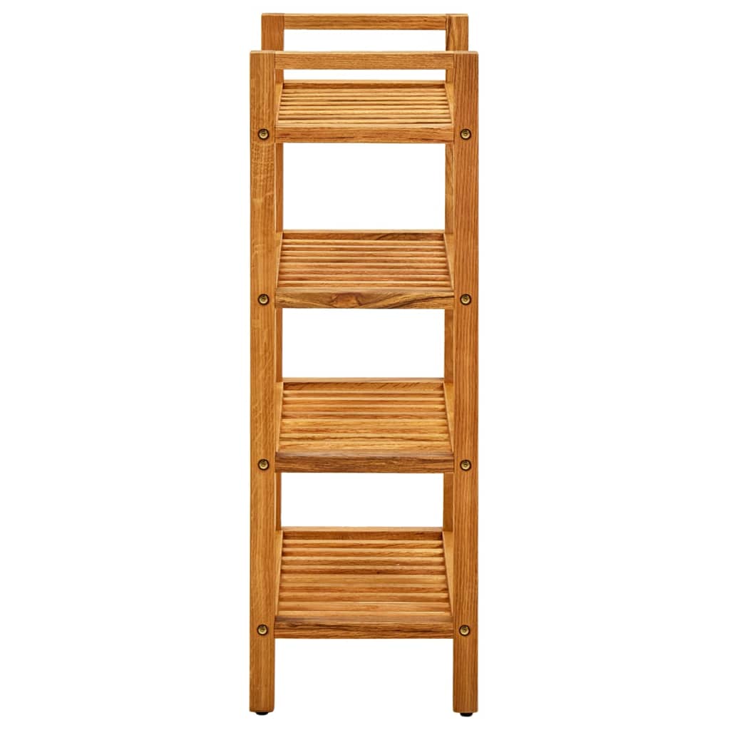 8720286543092_g_en_hd_2 vidaXL Shoe Rack with 4 Shelves 50x27x80 cm Solid Oak Wood - Image 4