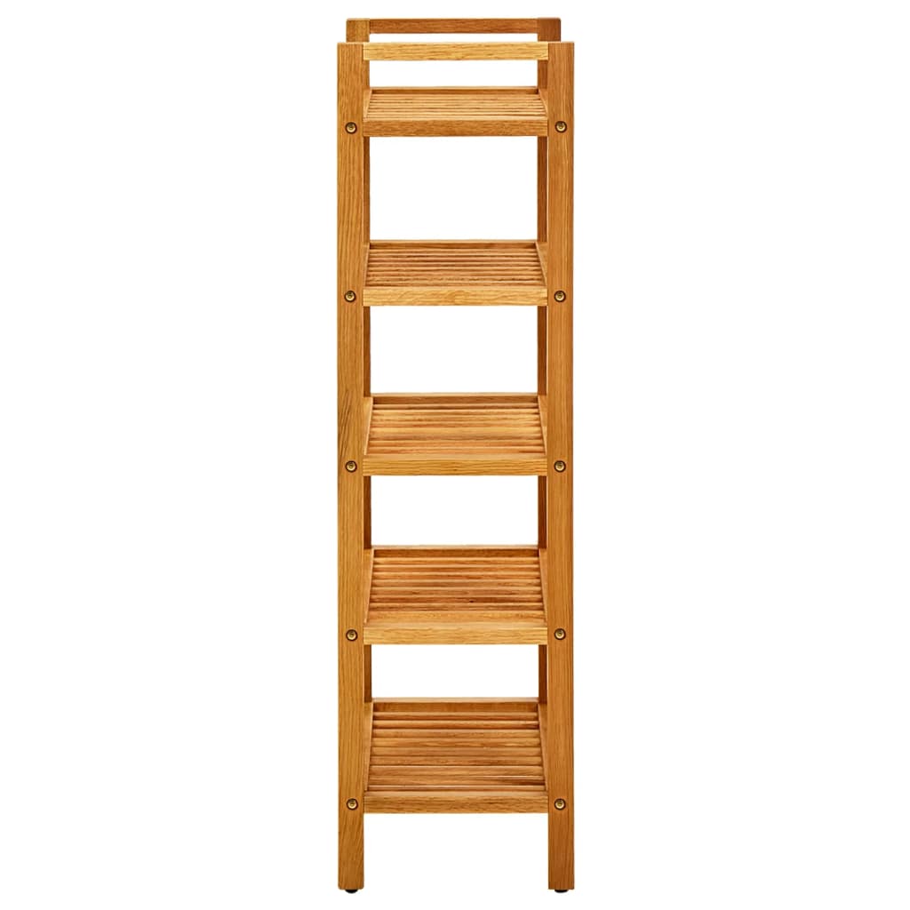 8720286543108_g_en_hd_2 vidaXL Shoe Rack with 5 Shelves 50x27x100 cm Solid Oak Wood - Image 4