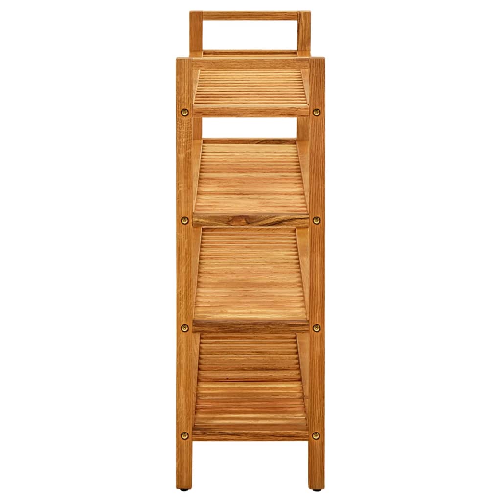 8720286543139_g_en_hd_2 vidaXL Shoe Rack with 4 Shelves 100x27x80 cm Solid Oak Wood - Image 4