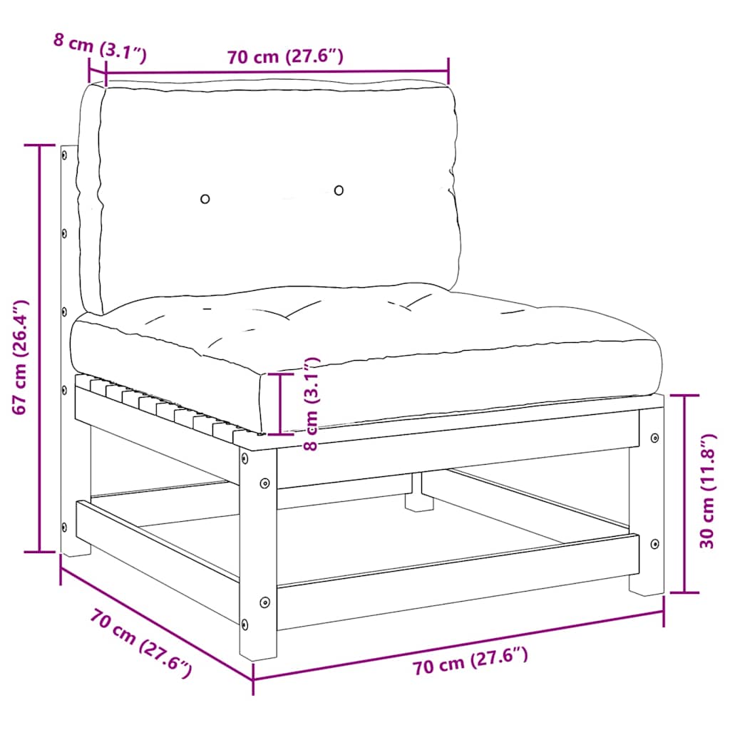 8720286543658_g_en_hd_5 vidaXL 2 Piece Garden Lounge Set with Cushions Solid Pinewood - Image 6