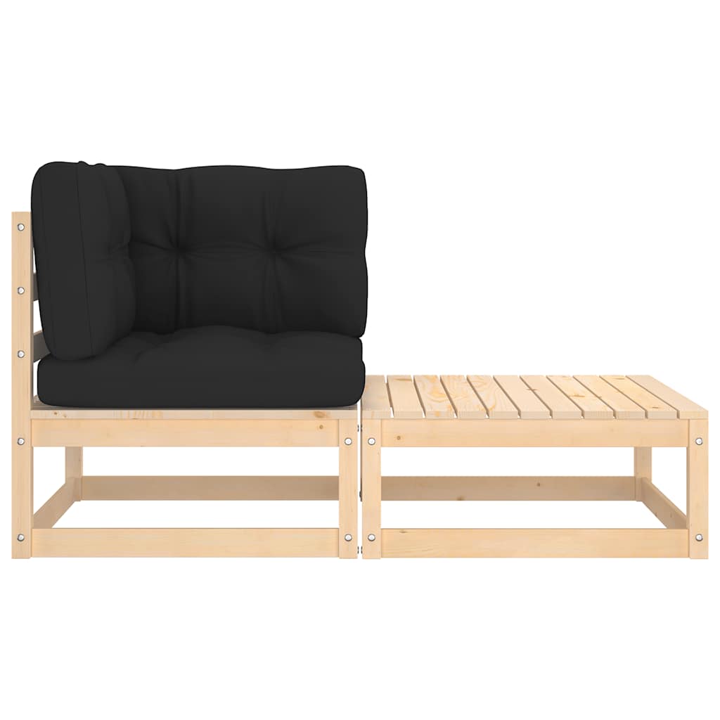 8720286543665_g_en_hd_1 vidaXL 2 Piece Garden Lounge Set with Cushions Solid Pinewood - Image 2