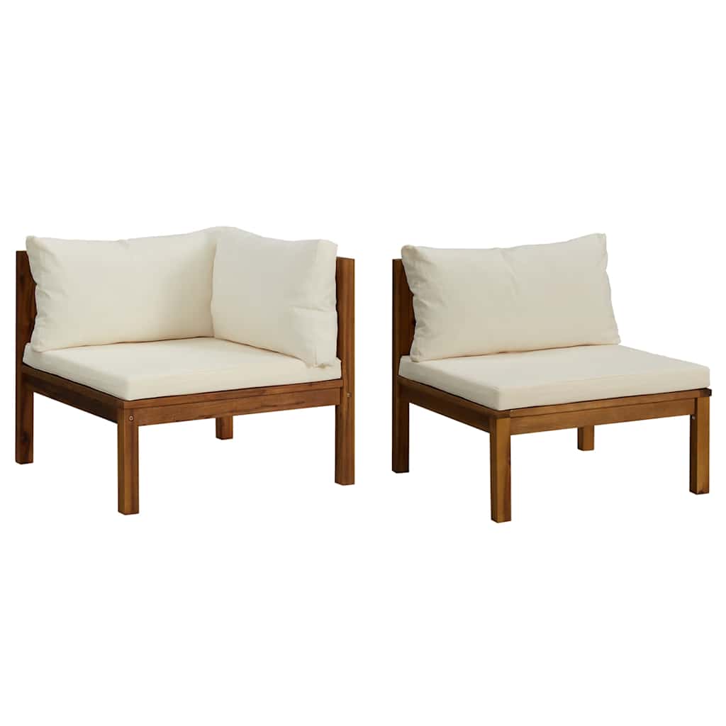 8720286557488_a_en_hd_1 vidaXL 2 Piece Sofa Set with Cream White Cushions Solid Acacia Wood - Image 2