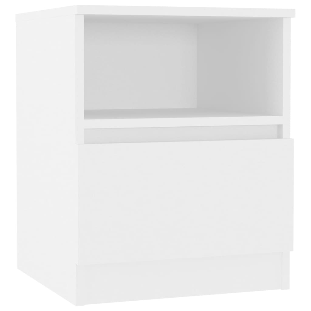 8720286557624_a_en_hd_1 vidaXL Bed Cabinet White 40x40x50 cm Engineered Wood - Image 2