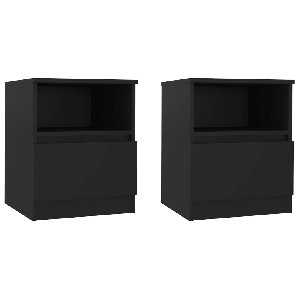 8720286557655_a_en_hd_1 vidaXL Bed Cabinets 2 pcs Black 40x40x50 cm Engineered Wood - Image 2