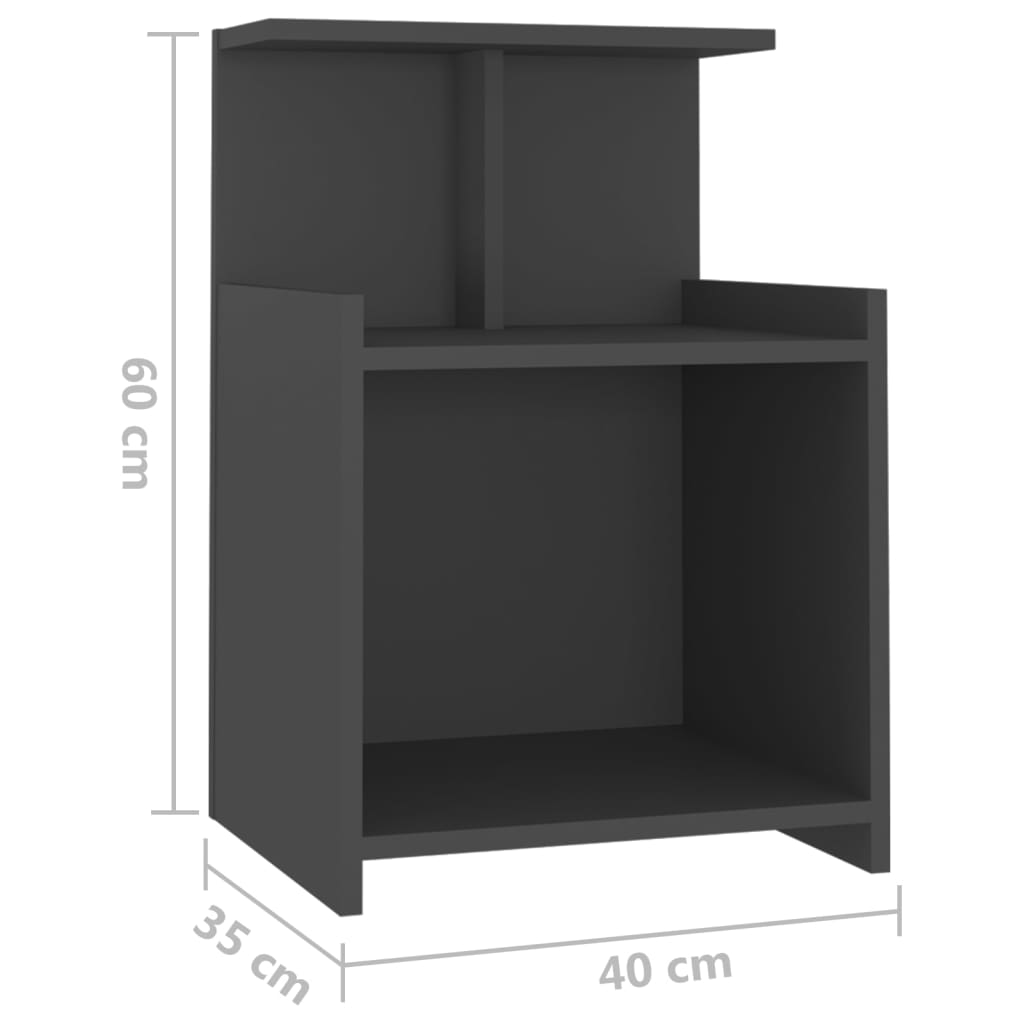8720286557853_g_en_hd_5 vidaXL Bed Cabinets 2 pcs Grey 40x35x60 cm Engineered Wood - Image 8