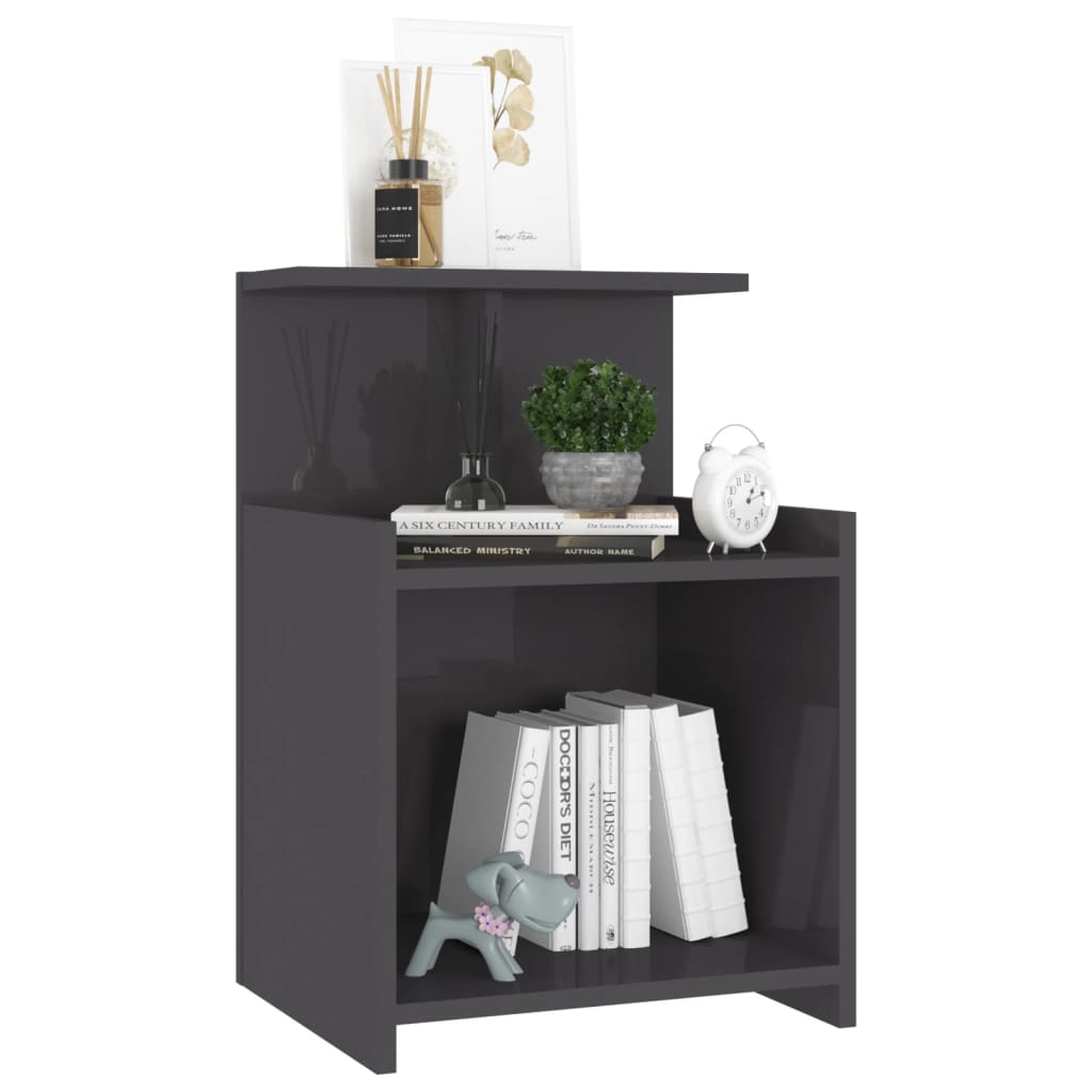 8720286557976_g_en_hd_4 vidaXL Bed Cabinets 2 pcs High Gloss Grey 40x35x60 cm Engineered Wood - Image 7