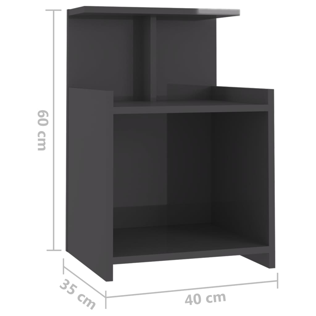 8720286557976_g_en_hd_5 vidaXL Bed Cabinets 2 pcs High Gloss Grey 40x35x60 cm Engineered Wood - Image 8