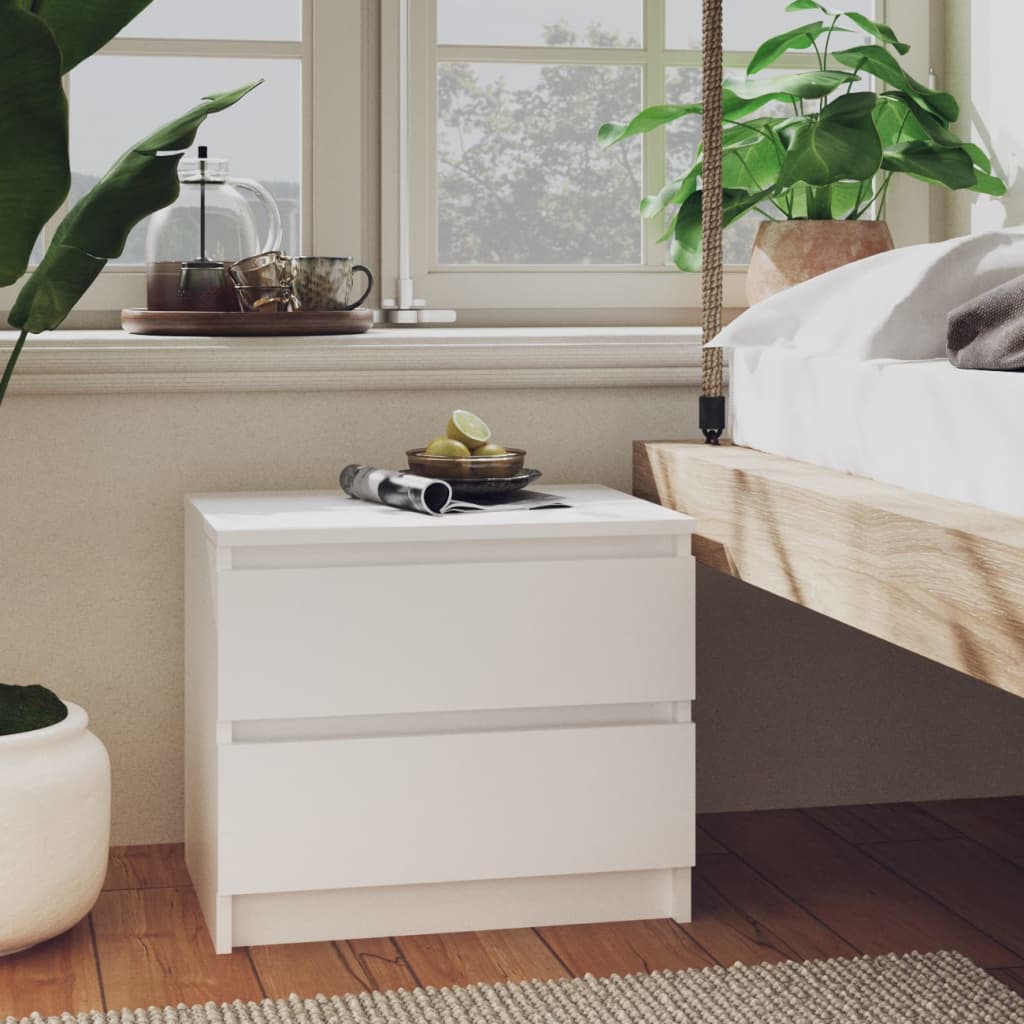 8720286557990_g_en_hd_1 vidaXL Bed Cabinets 2 pcs White 50x39x43.5 cm Engineered Wood - Image 2