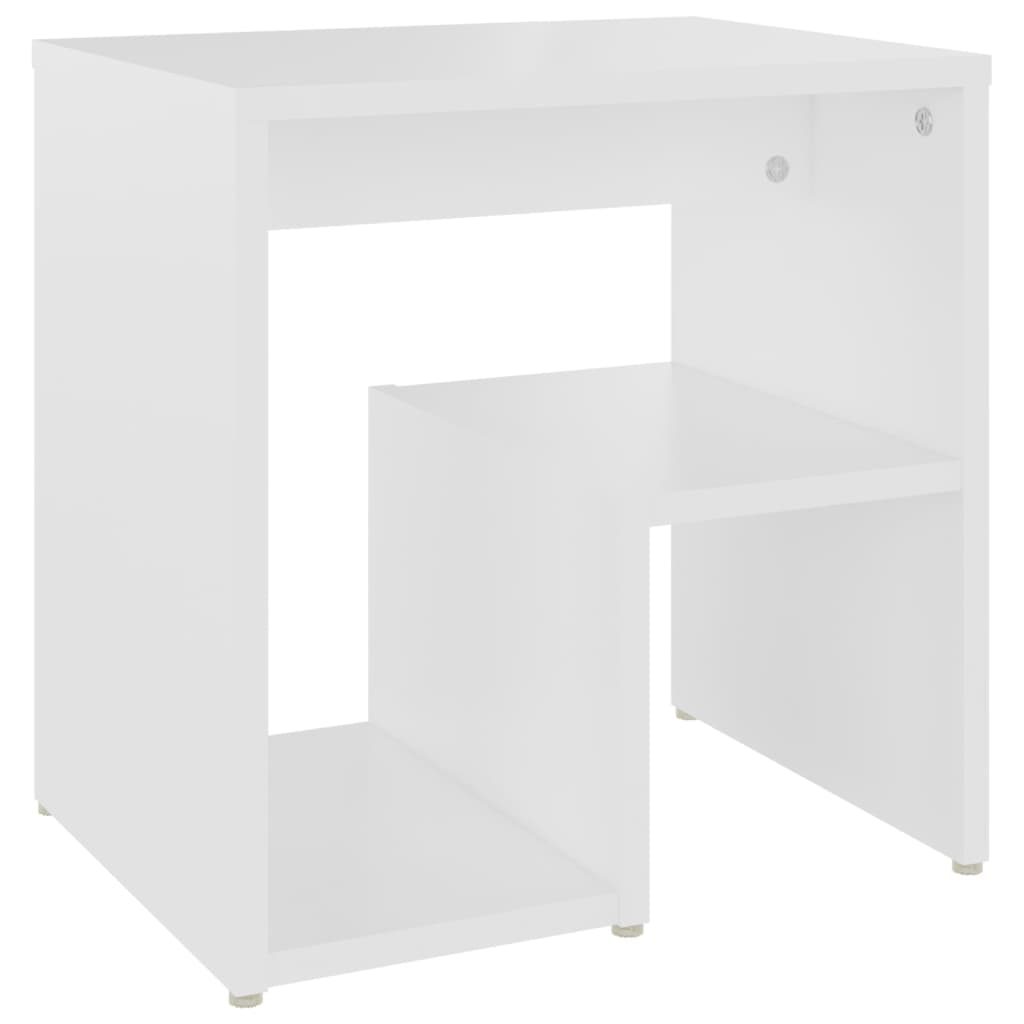 8720286558348_a_en_hd_1 vidaXL Bed Cabinet White 40x30x40 cm Engineered Wood - Image 2