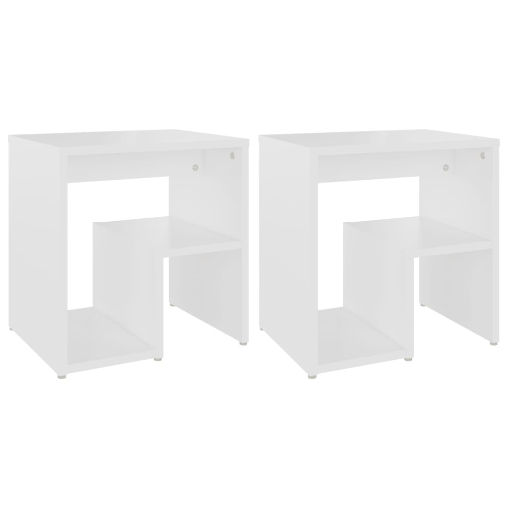 8720286558355_a_en_hd_1 vidaXL Bed Cabinets 2 pcs White 40x30x40 cm Engineered Wood - Image 2