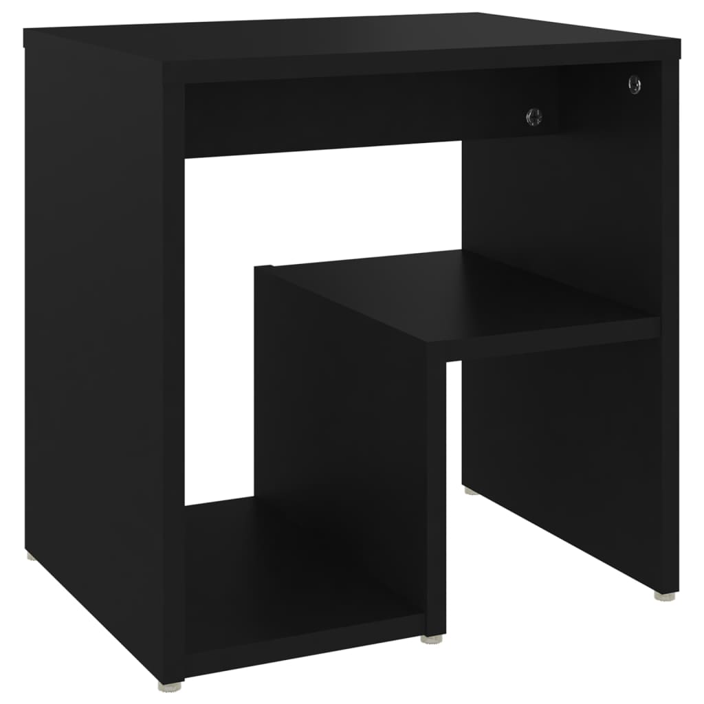 8720286558362_a_en_hd_1 vidaXL Bed Cabinet Black 40x30x40 cm Engineered Wood - Image 2