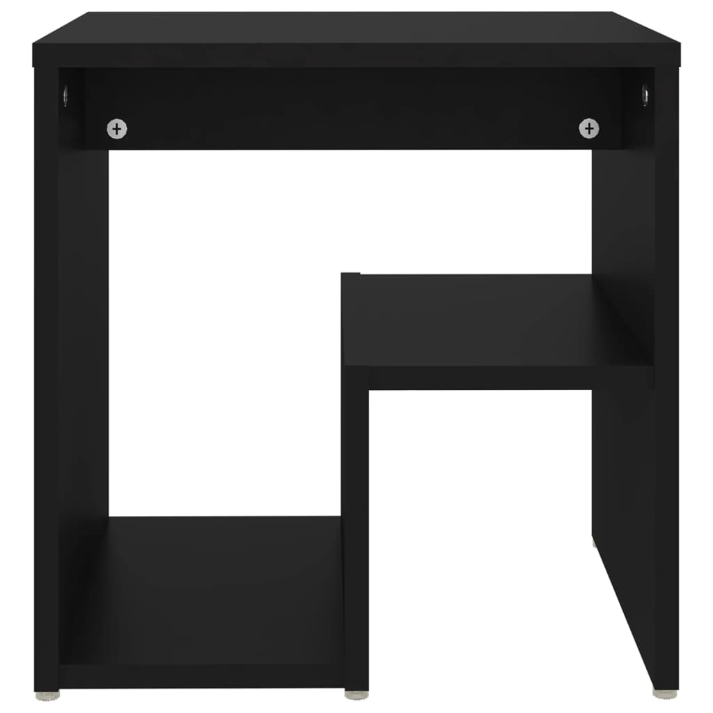 8720286558362_g_en_hd_1 vidaXL Bed Cabinet Black 40x30x40 cm Engineered Wood - Image 3