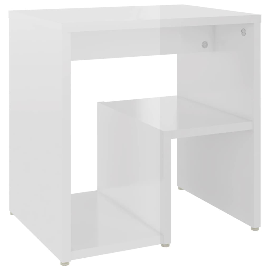 8720286558478_g_en_hd_1 vidaXL Bed Cabinets 2 pcs High Gloss White 40x30x40 cm Engineered Wood - Image 3