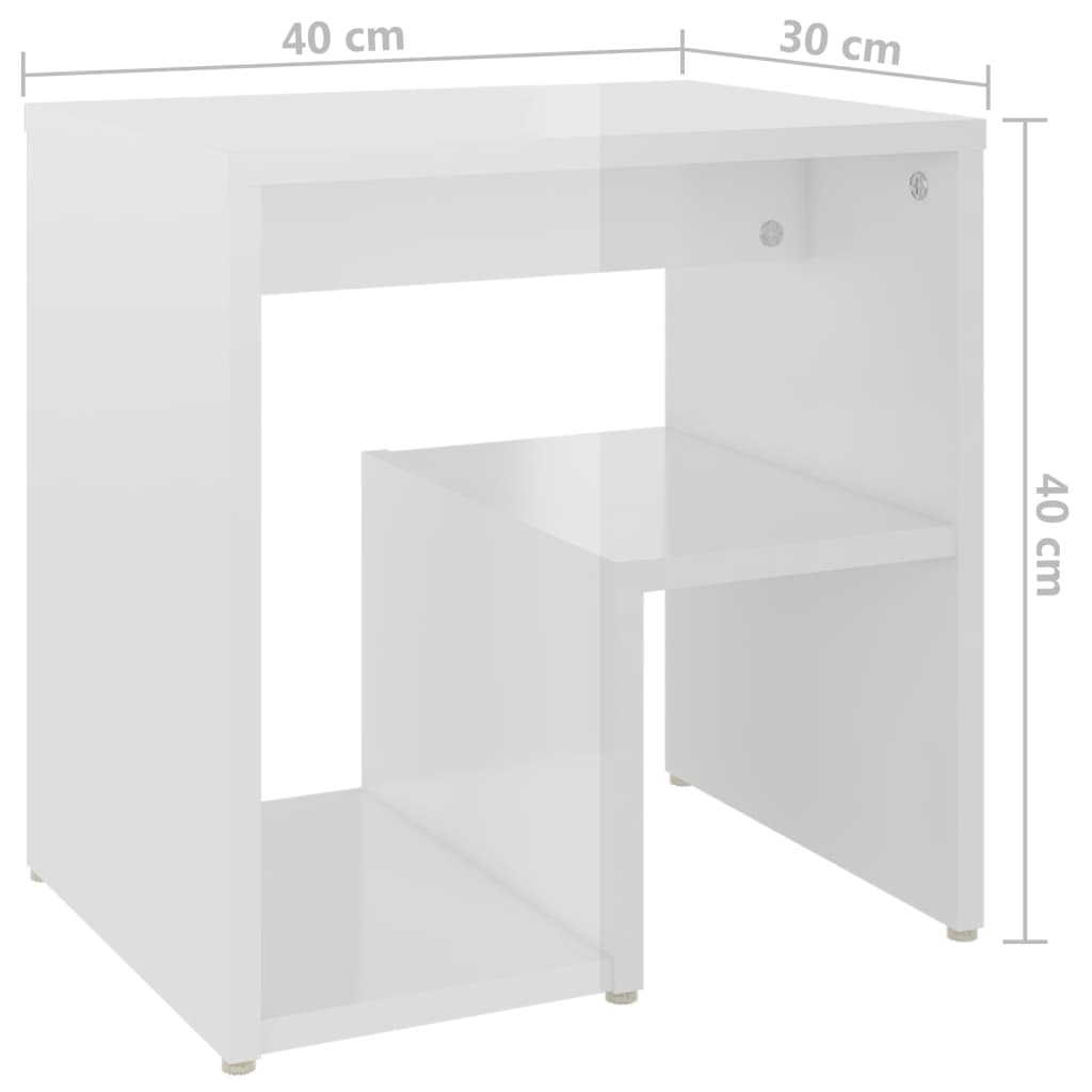 8720286558478_g_en_hd_6 vidaXL Bed Cabinets 2 pcs High Gloss White 40x30x40 cm Engineered Wood - Image 8