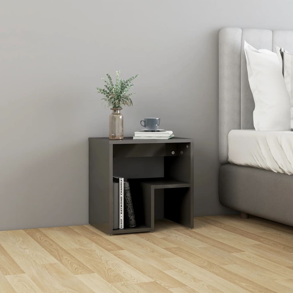 8720286558515_g_en_hd_4 vidaXL Bed Cabinets 2 pcs High Gloss Grey 40x30x40 cm Engineered Wood - Image 6