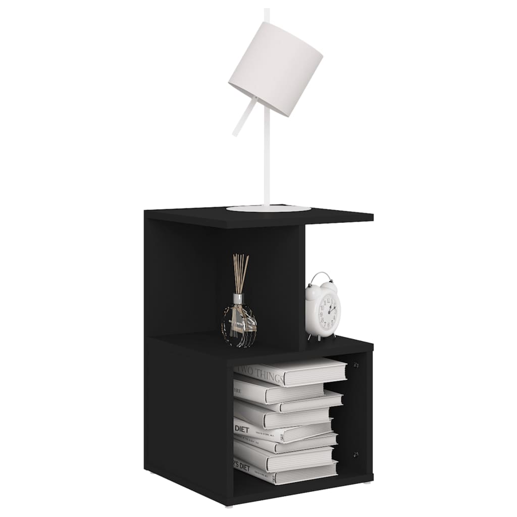 8720286558546_g_en_hd_1 vidaXL Bedside Cabinet Black 35x35x55 cm Engineered Wood - Image 4
