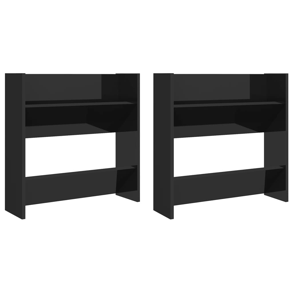 8720286559376_a_en_hd_1 vidaXL Wall Shoe Cabinets 2 pcs High Gloss Black 60x18x60 cm Engineered Wood - Image 2