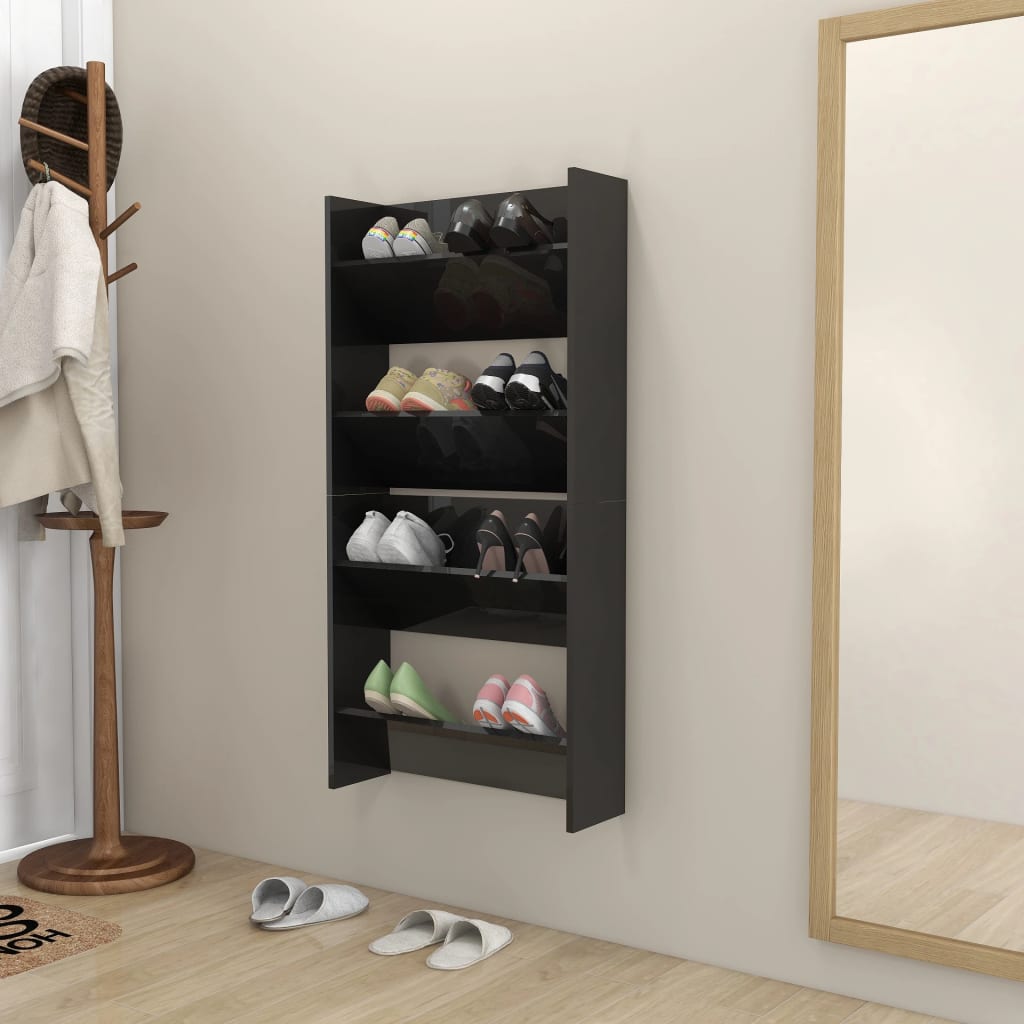 8720286559376_g_en_hd_1 vidaXL Wall Shoe Cabinets 2 pcs High Gloss Black 60x18x60 cm Engineered Wood - Image 3