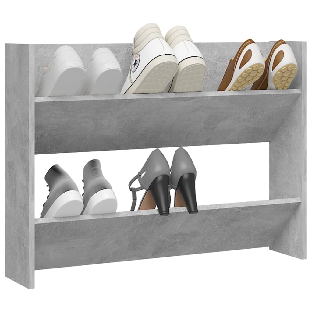 8720286559505_g_en_hd_1 vidaXL Wall Shoe Cabinet Concrete Grey 80x18x60 cm Engineered Wood - Image 4