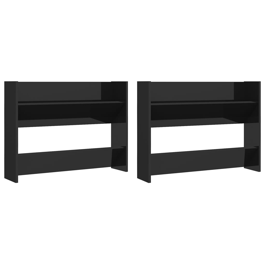 8720286559574_a_en_hd_1 vidaXL Wall Shoe Cabinets 2 pcs High Gloss Black 80x18x60 cm Engineered Wood - Image 2