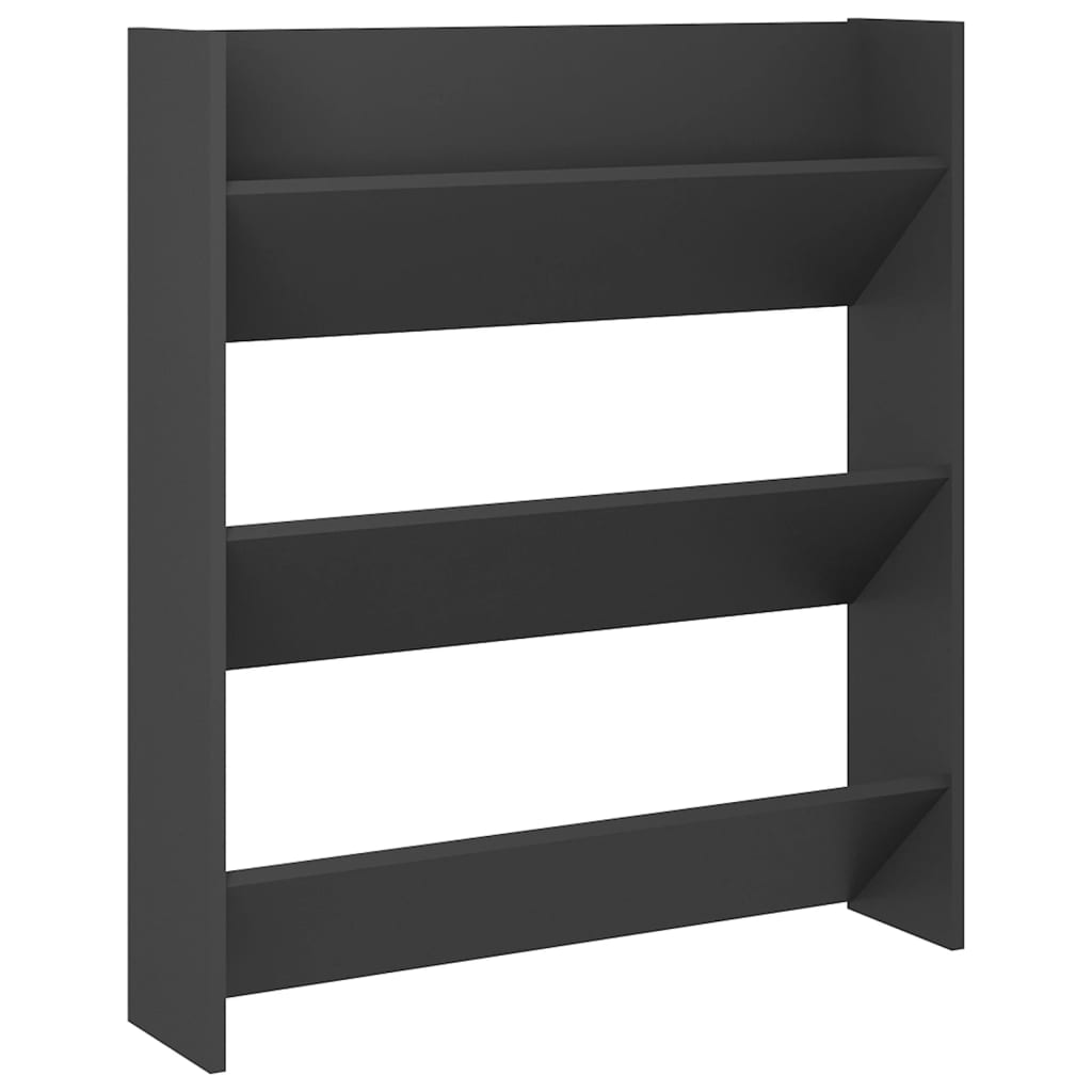 8720286559826_a_en_hd_1 vidaXL Wall Shoe Cabinet Grey 80x18x90 cm Engineered Wood - Image 2