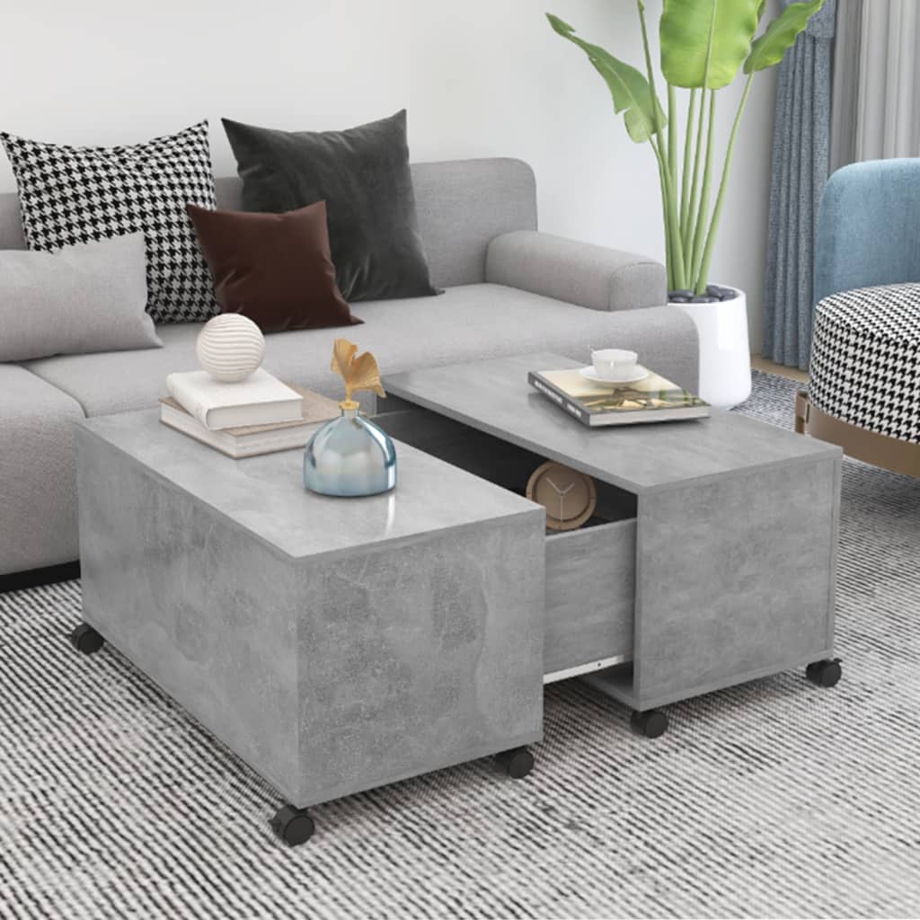 8720286560723_m_en_hd_1 vidaXL Coffee Table Concrete Grey 75x75x38 cm Engineered Wood - Image 1