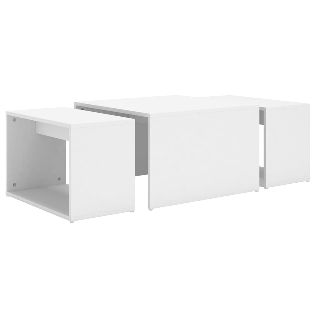 8720286560952_g_en_hd_3 vidaXL 3 Piece Nesting Coffee Table Set White 60x60x38 cm Engineered Wood - Image 5