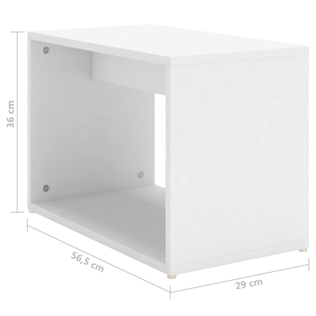 8720286560952_g_en_hd_7 vidaXL 3 Piece Nesting Coffee Table Set White 60x60x38 cm Engineered Wood - Image 9