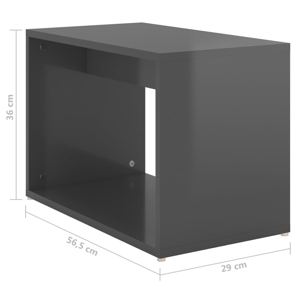 8720286561034_g_en_hd_7 vidaXL 3 Piece Nesting Coffee Table Set High Gloss Grey 60x60x38 cm - Image 9