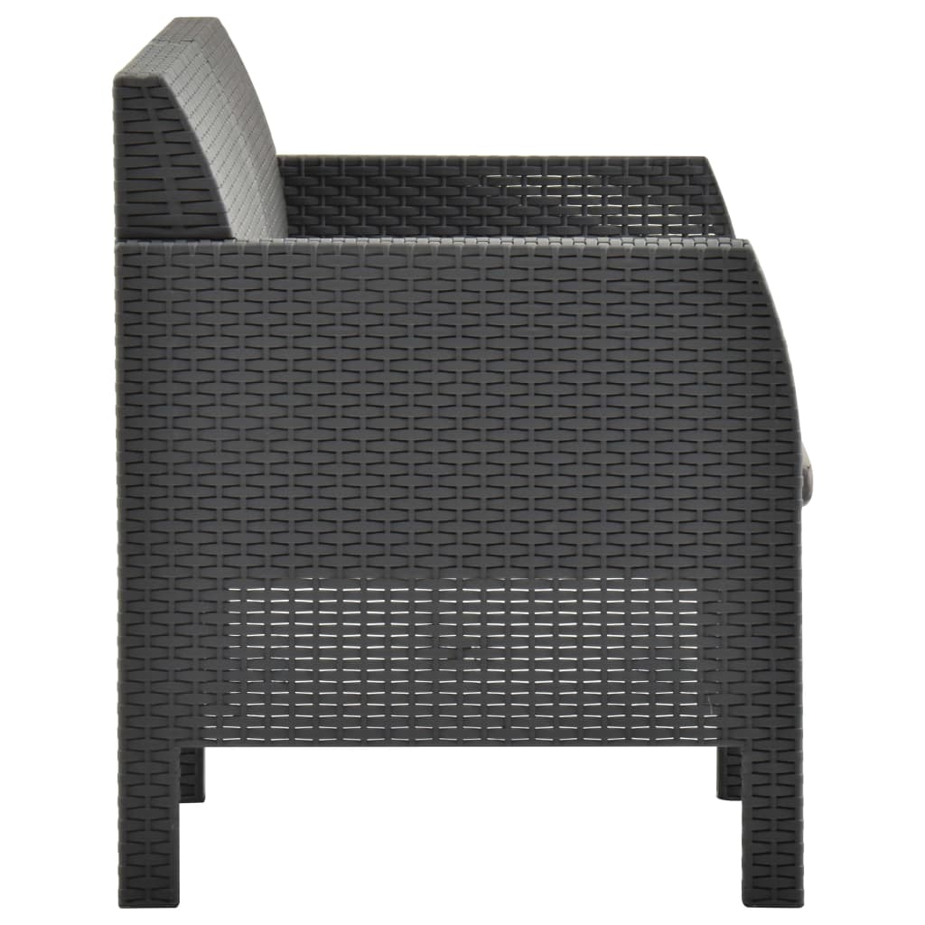 8720286562376_g_en_hd_4 vidaXL 2 Piece Garden Lounge Set with Cushions PP Rattan Anthracite - Image 6