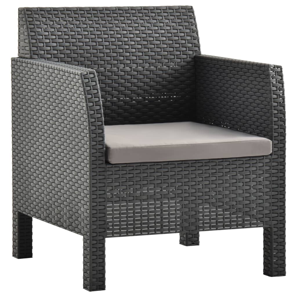 8720286562437_g_en_hd_1 vidaXL 2 Piece Garden Lounge Set with Cushions PP Rattan Anthracite - Image 3