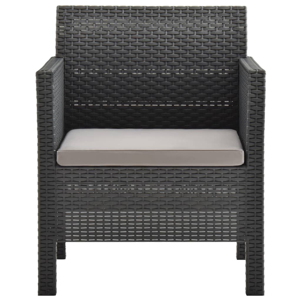 8720286562437_g_en_hd_2 vidaXL 2 Piece Garden Lounge Set with Cushions PP Rattan Anthracite - Image 4