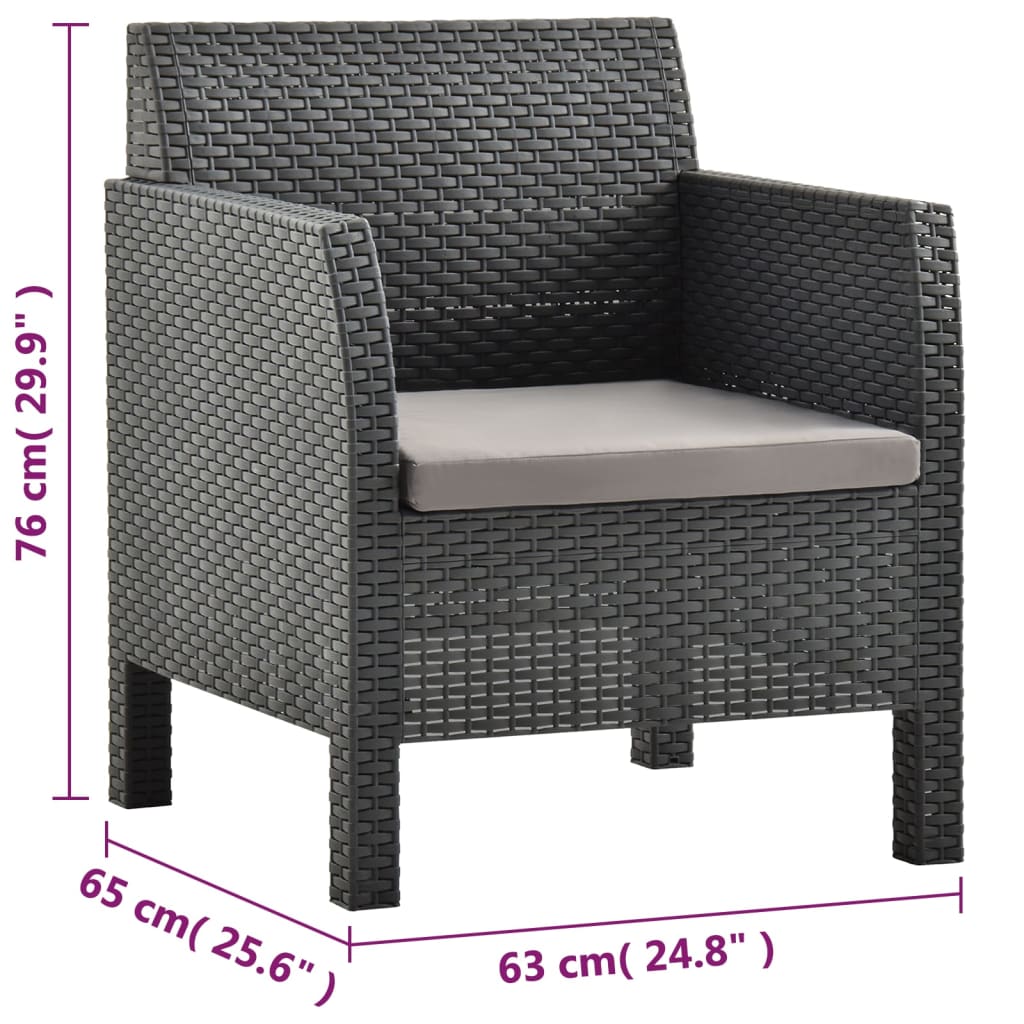 8720286562475_g_en_hd_11 vidaXL 2 Piece Garden Lounge Set with Cushions PP Rattan Anthracite - Image 13