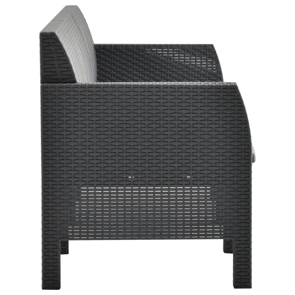8720286562475_g_en_hd_3 vidaXL 2 Piece Garden Lounge Set with Cushions PP Rattan Anthracite - Image 5