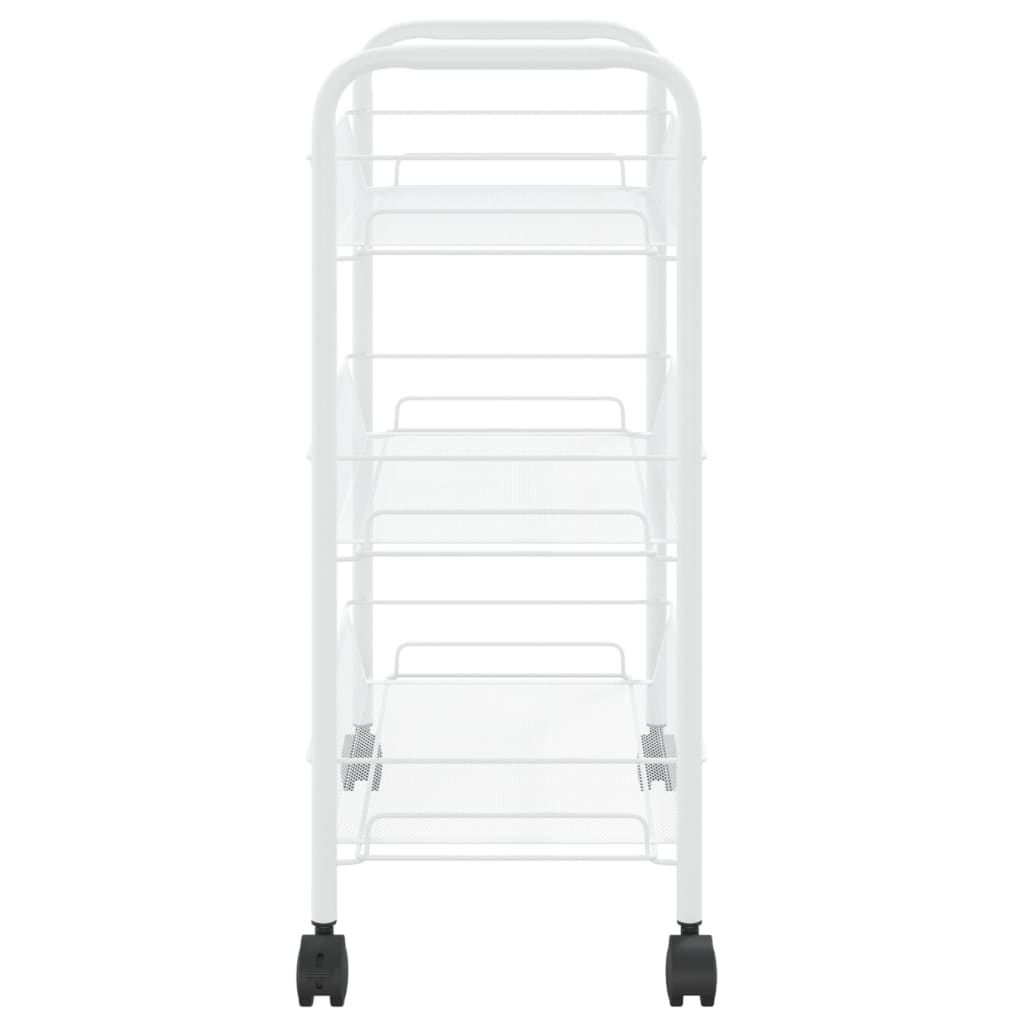 8720286562772_g_en_hd_2 vidaXL 3-Tier Kitchen Trolley White 46x26x64 cm Iron - Image 4