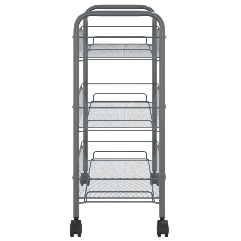 8720286562789_g_en_hd_2 vidaXL 3-Tier Kitchen Trolley Grey 46x26x64 cm Iron - Image 4