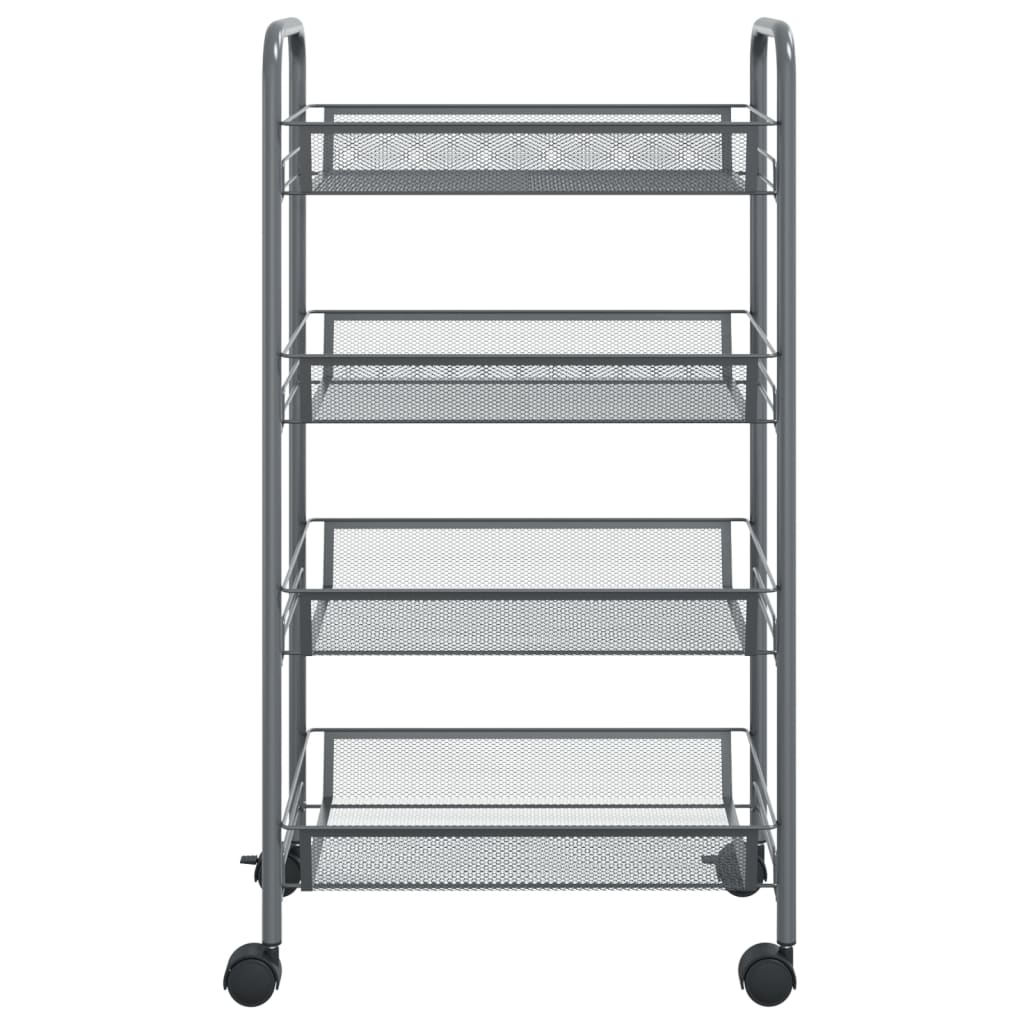 8720286562819_g_en_hd_1 vidaXL 4-Tier Kitchen Trolley Grey 46x26x85 cm Iron - Image 3