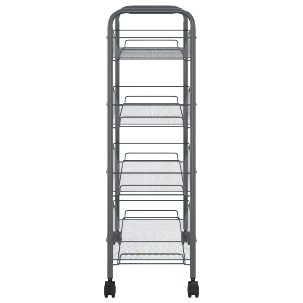 8720286562819_g_en_hd_2 vidaXL 4-Tier Kitchen Trolley Grey 46x26x85 cm Iron - Image 4