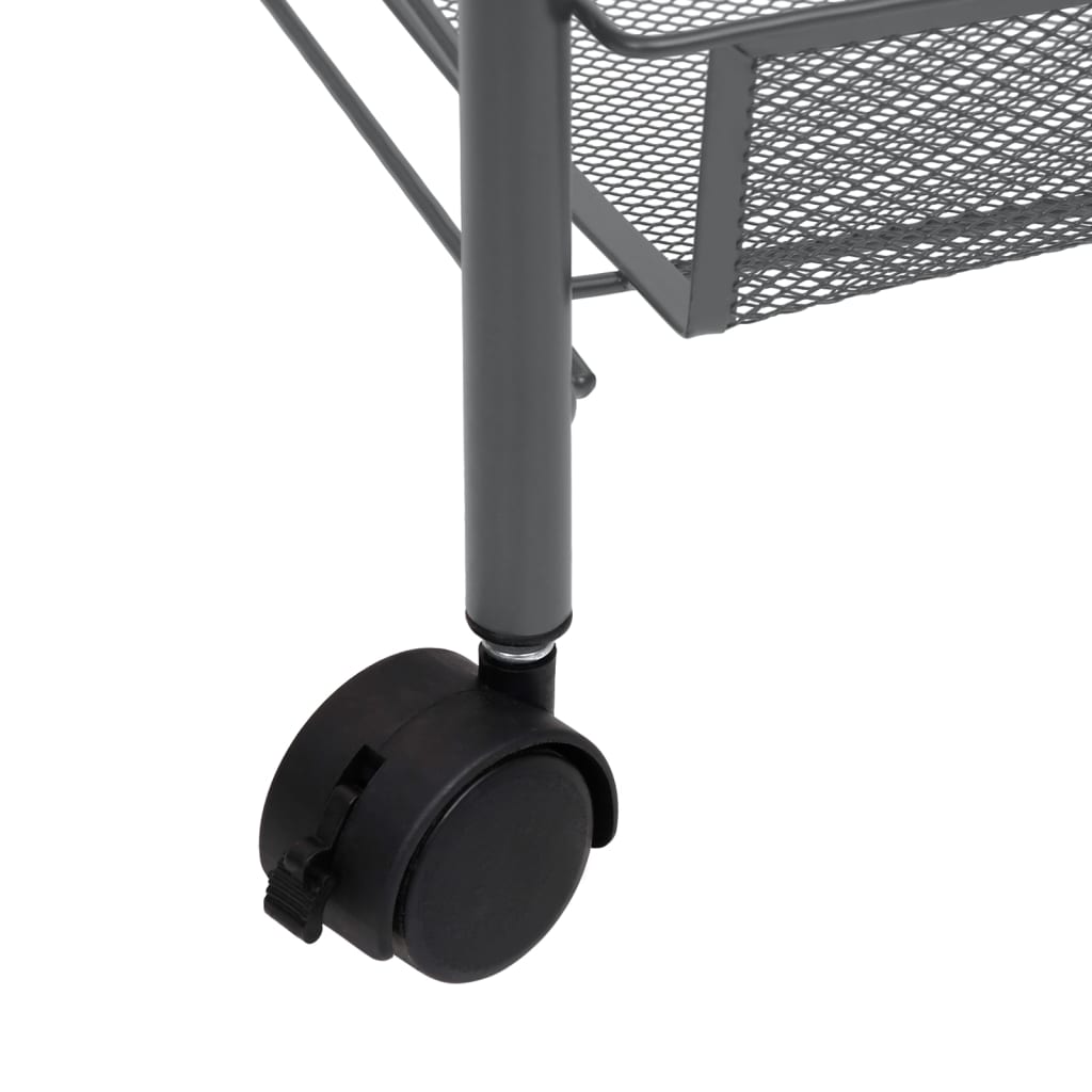 8720286562819_g_en_hd_4 vidaXL 4-Tier Kitchen Trolley Grey 46x26x85 cm Iron - Image 6