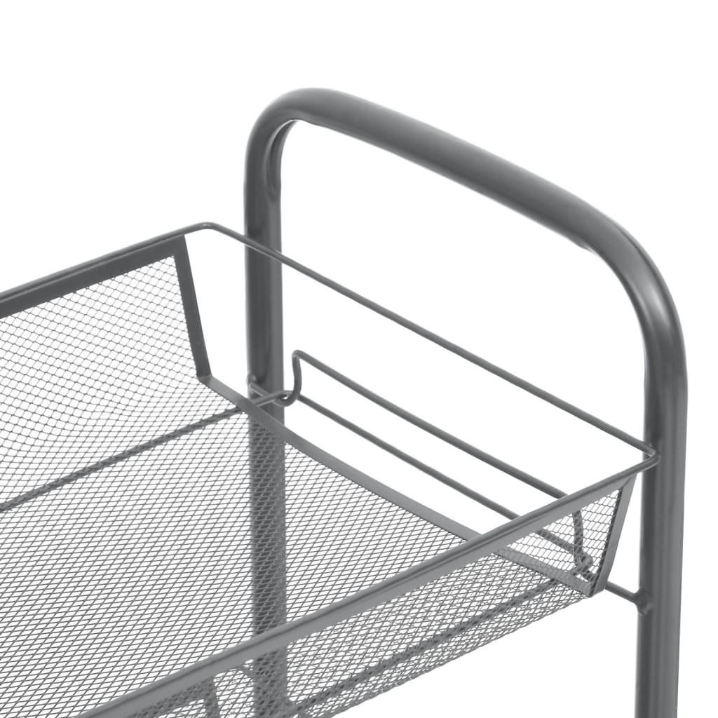 8720286562840_g_en_hd_3 vidaXL 5-Tier Kitchen Trolley Grey 46x26x105 cm Iron - Image 5