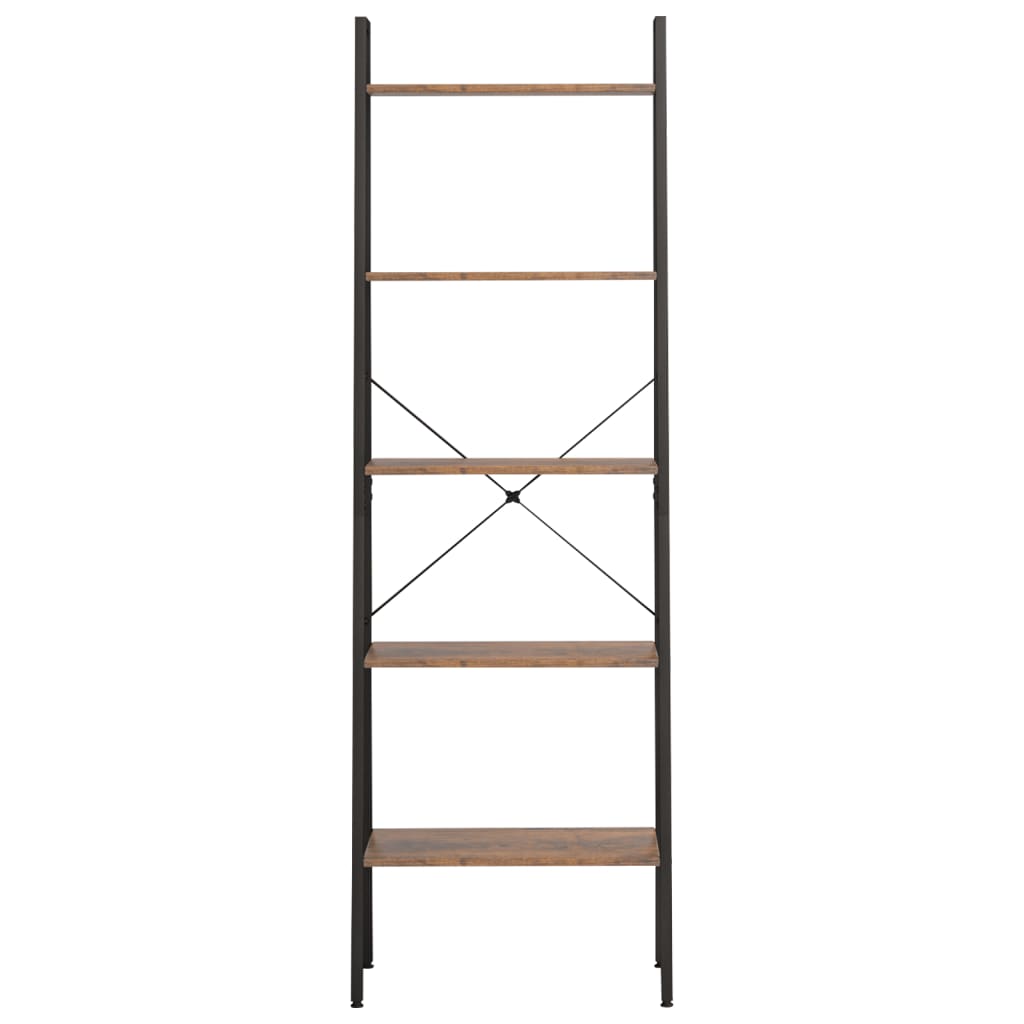 8720286563229_g_en_hd_1 vidaXL 5-Tier Standing Shelf Dark Brown and Black 56x35x174 cm - Image 4