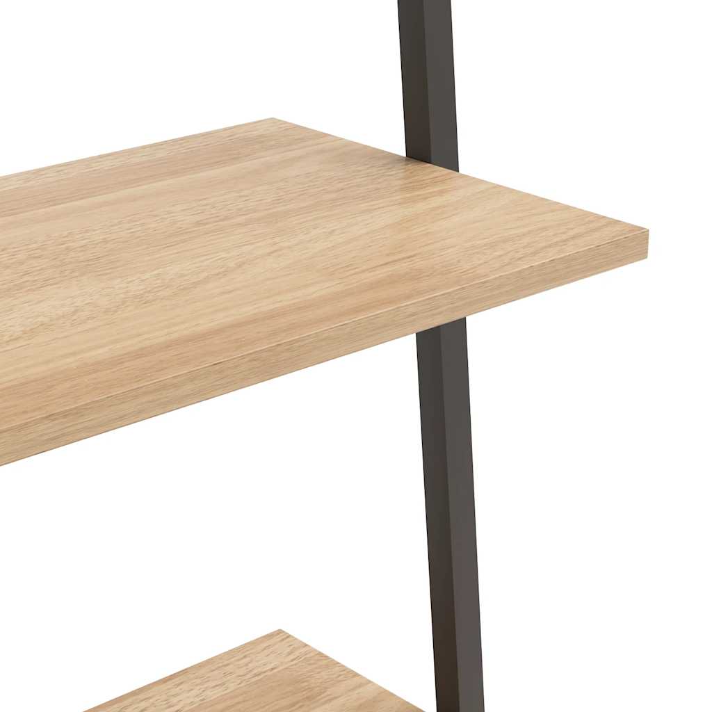 8720286563304_g_en_hd_4 vidaXL 5-Tier Leaning Shelf Light Brown and Black 64x34x185.5 cm - Image 7