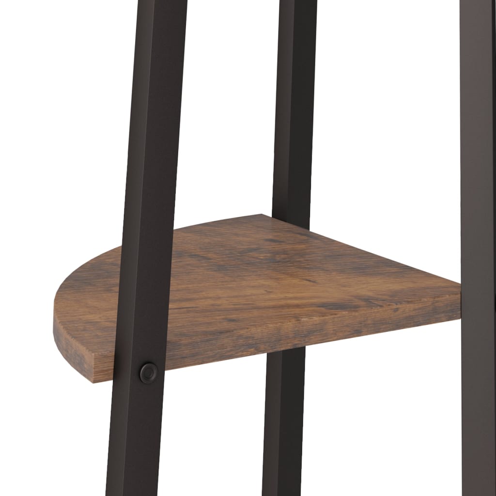 8720286563496_g_en_hd_5 vidaXL 5-Tier Corner Shelf Dark Brown and Black 45.5x31.5x180 cm - Image 8