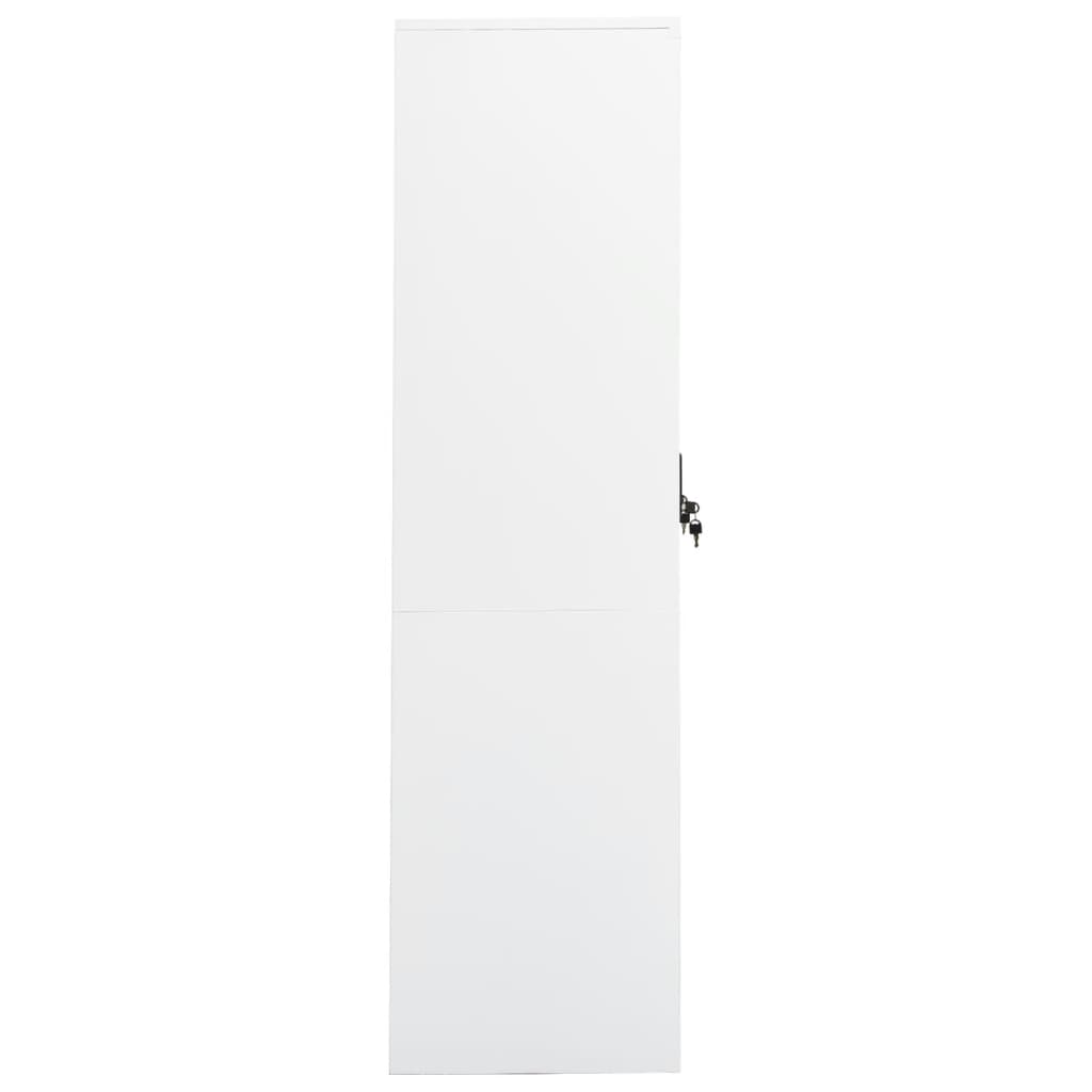 8720286563977_g_en_hd_2 vidaXL Wardrobe White 80x50x180 cm Steel - Image 4