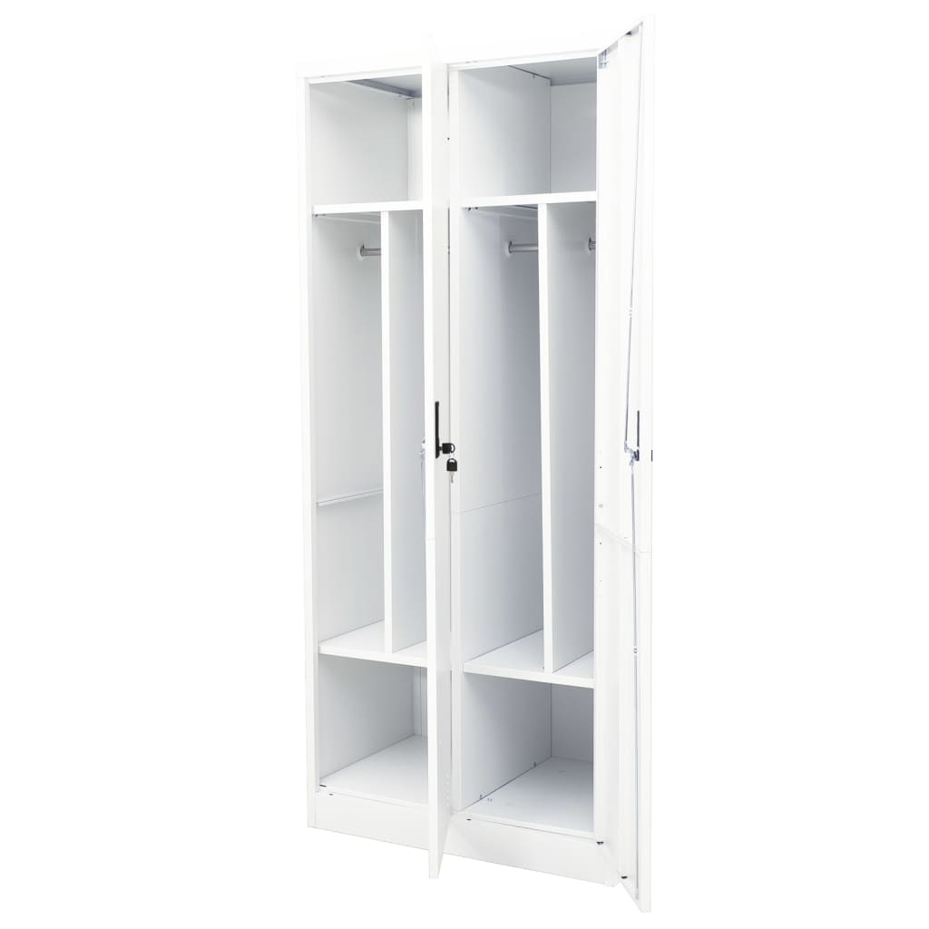 8720286563977_g_en_hd_6 vidaXL Wardrobe White 80x50x180 cm Steel - Image 8