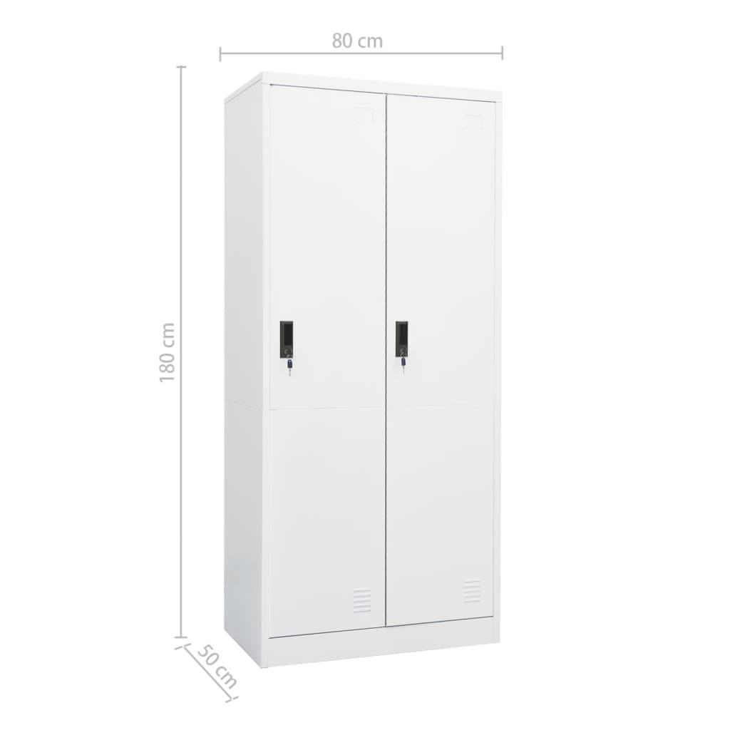 8720286563977_g_en_hd_9 vidaXL Wardrobe White 80x50x180 cm Steel - Image 11