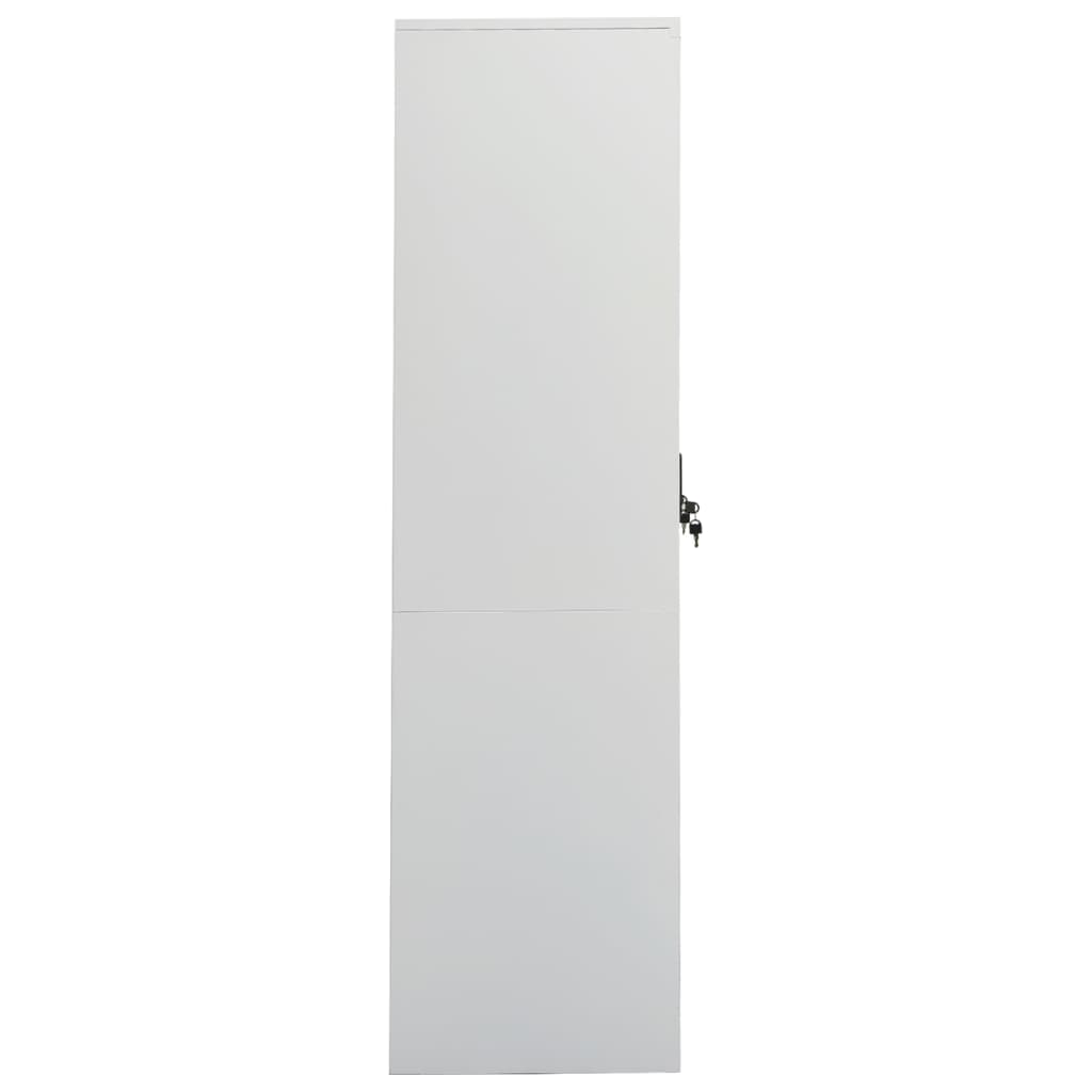 8720286563984_g_en_hd_2 vidaXL Wardrobe Light Grey 80x50x180 cm Steel - Image 4