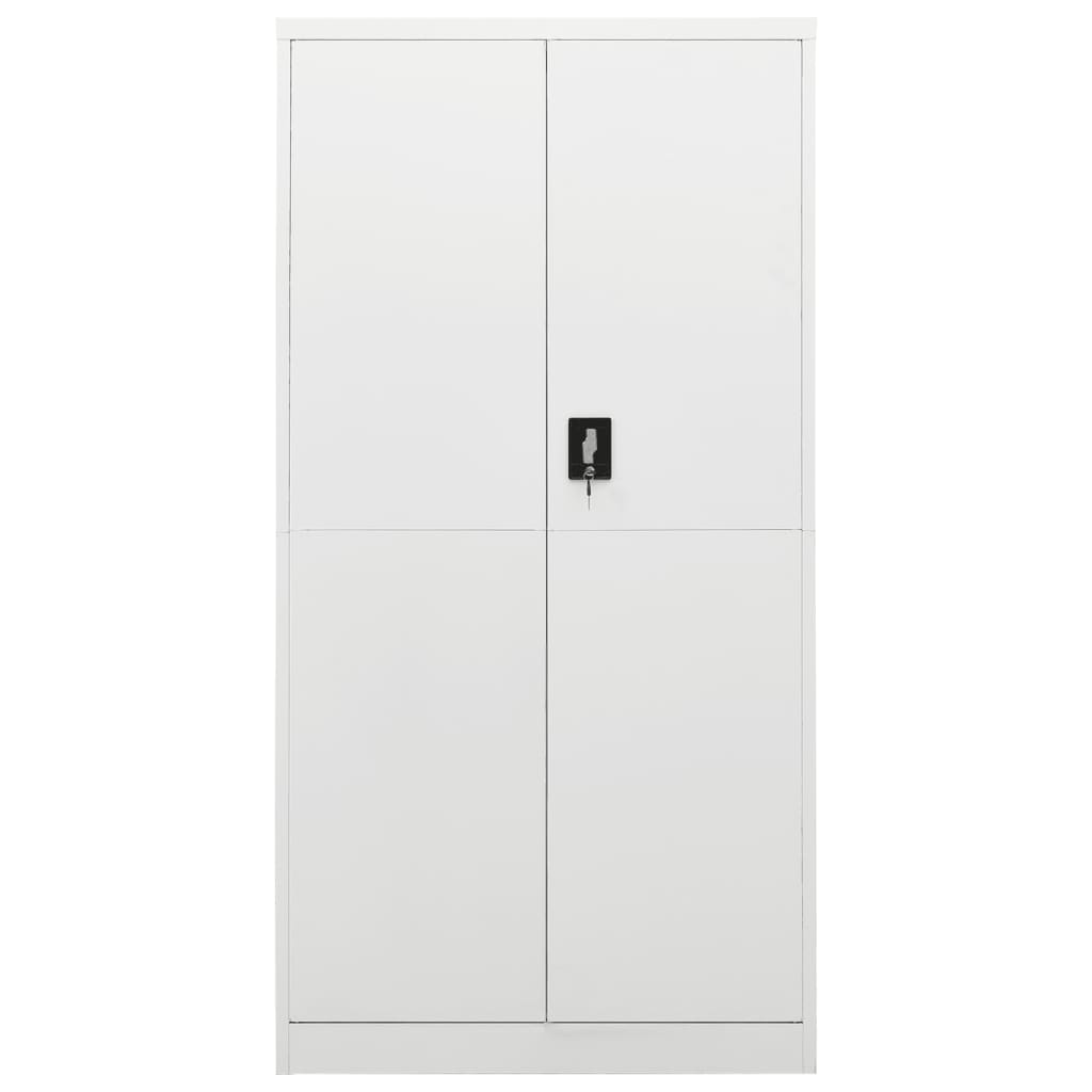 8720286564011_g_en_hd_1 vidaXL Locker Cabinet White 90x40x180 cm Steel - Image 2