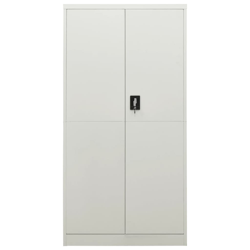 8720286564028_g_en_hd_1 vidaXL Locker Cabinet Light Grey 90x40x180 cm Steel - Image 2